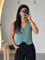 Colete Mirella em tricô | ZANZI