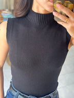 Blusa colete Bruna em tricô | ZANZI