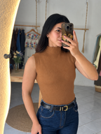 Blusa colete Bruna em tricô | ZANZI