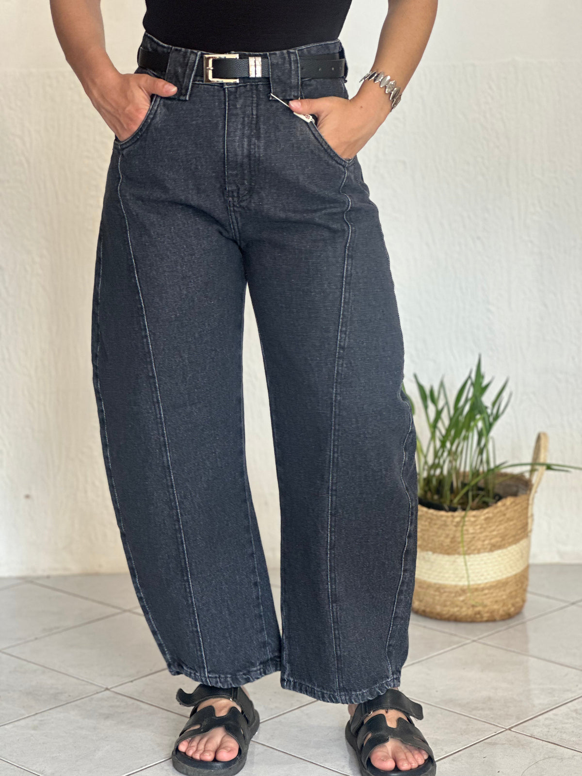 Calça jeans Cibele – Barrel | ZANZI