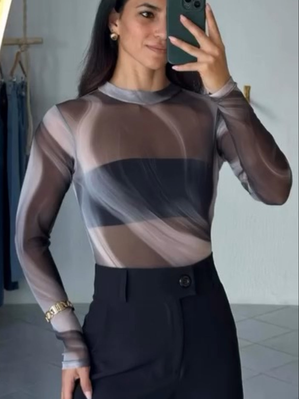 Blusa de tule Nuvem | ZANZI
