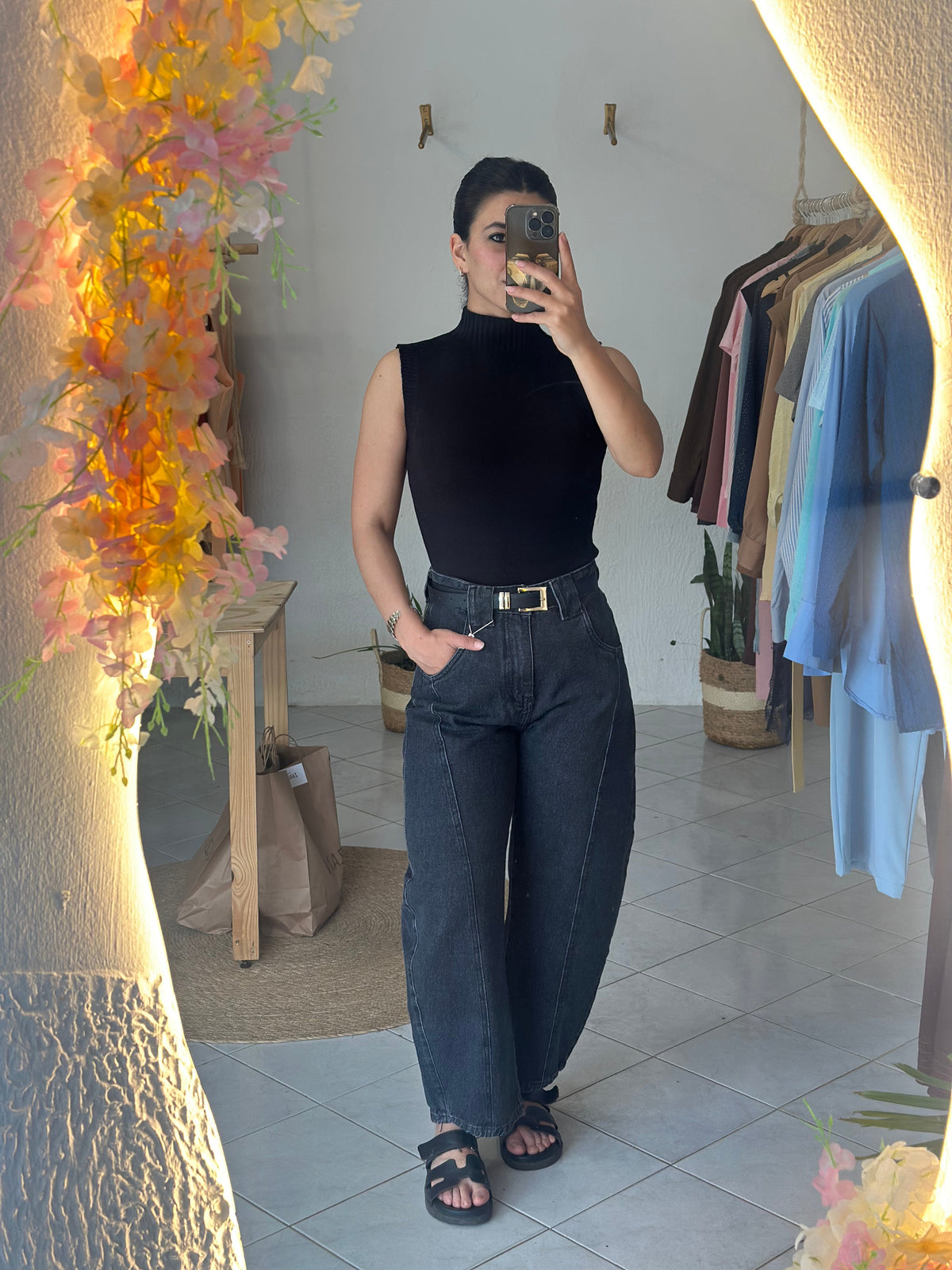 Calça jeans Cibele – Barrel | ZANZI